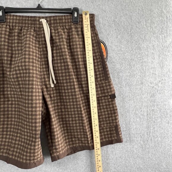 Swim Trunks 3 Pocket Cargo Swimming Shorts Suit Beach Surf Board Swimwear check - Picture 9 of 12